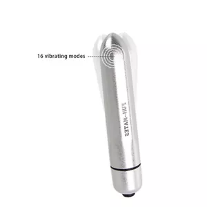 LEVETT Powerful Waterproof Bullet Vibrator,G-spot Massager Sex 16 Speed Mini vib - Picture 1 of 7