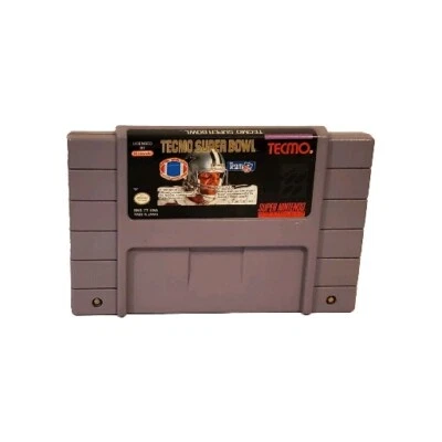 Tecmo Super Bowl Super Nintendo SNES Original Authentic Genuine Tested Clean - Image 1 of 3