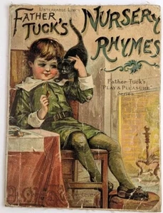 Father Tuck's Nursery Rhymes Play & Pleasure Series Untearable Linen Book - Picture 1 of 13