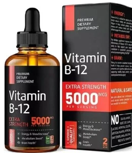 High Strength Vitamin B12 Oral Solution 5000Mcu Fast Absorption Uk - Picture 1 of 8