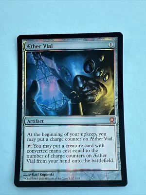 Aether Vial (MTG- From the Vault: Relics) Near Mint Foil English - Image 1 of 4