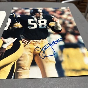 Foto autografiada de Jack Lambert 8x10 Pittsburgh Steelers certificado de autenticidad - Imagen 1 de 6