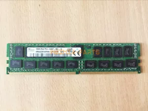 One REG-ECC SK Hynix 16GB 2RX4 PC4-2400T DDR4 HMA42GR7AFR4N-UH - Picture 1 of 3