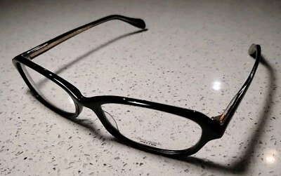 Óculos Oliver Peoples Wynter BK RX preto polido 52-16-140 fabricado no Japão - Imagem 1 de 4