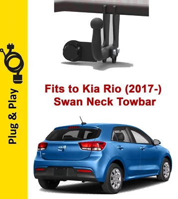 Barra de remolque para KIA Rio IV 5D (YB) (2017-) y 13 pines Plug and Play Kit PREMIUM K069 Foto 1 de 4