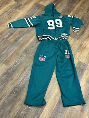 Sudadera y Pantalones Marrón 99 Philadelphia Eagles Mitchell & Ness Retro Raro Foto 1 de 4