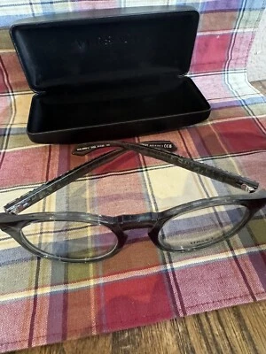 Marcos Versace VE3355U 5453 gris transparente borde completo forma ovalada 51/20/140 para hombre Foto 1 de 4