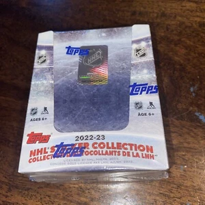 2022/23 NHL Topps Hockey Stickers Collection Sealed Box 50 Packs ! Sealed Box ! - Picture 1 of 8