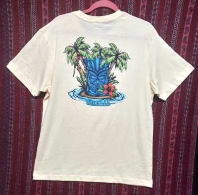 Camiseta ONeill Para Hombres XL Tiki Loro Gráfico Tropical Isla Hawaiana Tema Foto 1 de 4