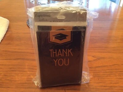 Hallmark Graduation Thank You Cards 4 8 Packs = 32 Cards  Blank Inside - Image 1 of 2