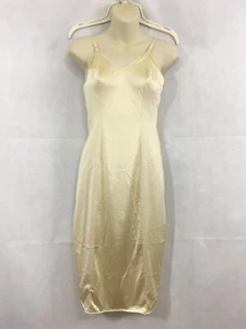 VINTAGE VANITY FAIR Adjustable Straps Full Slip Woman’s Size 32 Beige - Picture 1 of 9