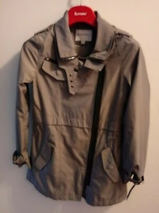 BrandNew WOMEN’S Size:XS/TP KATHERINE BARCLAY LIGHT GRAY Lightweight Spring Coat - Picture 1 of 12