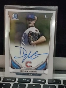 Dylan Cease ROOKIE AUTO ⚾ 2014 1st Bowman Chrome RC - Picture 1 of 2