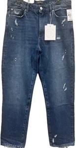 DL1961 Tapered Straight Denim Jeans Mens 33x31 Distressed Certified 100% Cotton - Picture 1 of 5