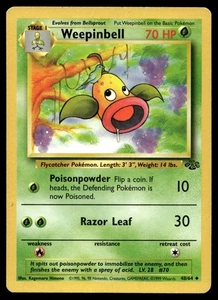 Weepinbell 064/130 Unlimited Pokemon Jungle (MP) - Foto 1 di 2