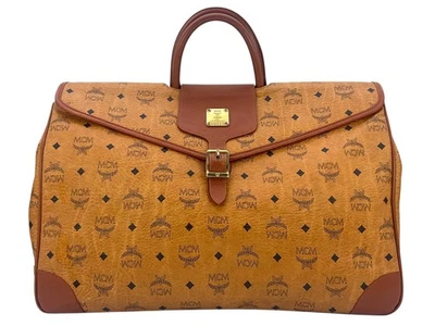 MCM Vintage Reisetasche Weekender Tasche Henkeltasche LogoPrint Big Bag - Bild 1 von 4