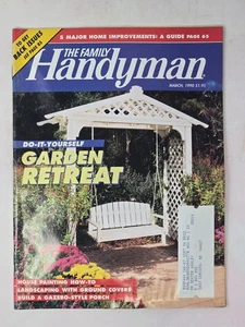 Family Handyman Magazine March 1990 – DIY Garden Retreat, Gazebo Porch, Painting - Bild 1 von 1