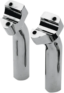 DRAG SPECIALTIES Buffalo Billet Aluminum Handlebar Risers - 5-1/2" - Chrome - Picture 1 of 1