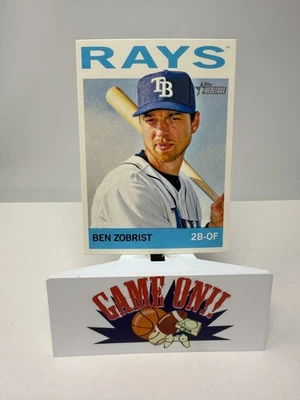 2013 Topps Heritage Baseball Ben Zobrist Card #36 - Image 1 of 2