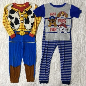 Lot of 2 -Child Pajama Sets (4 pc.) 5T, Toy Story Woody & Paw Patrol - Picture 1 of 3