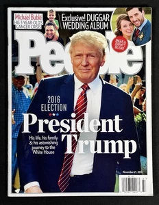 People Magazine November 21, 2016 Election Of President Donald Trump (No Label) - Picture 1 of 17