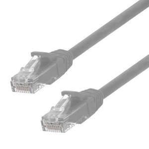 Ethernet Patch Cable CAT6, UTP, 24AWG, 0.5 Ft, 10 pack, Gray - Picture 1 of 4