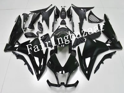 Fit for 2010-2015  Aprilia RSV4 1000 Solid Black ABS Injection Fairing Kit - Imagem 1 de 4