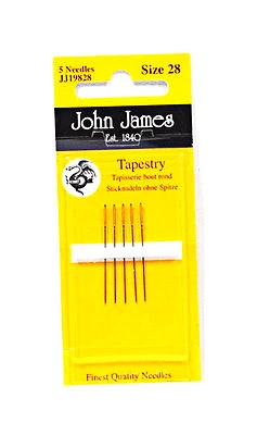 John James Tapestry Needles Size 28 - Image 1 of 2