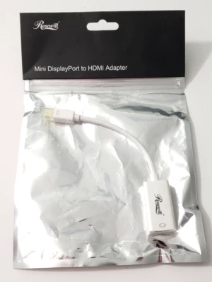 Rosewill Mini DisplayPort Male to HDMI Female Adapter - White, RCDC-14036 - Image 1 of 2