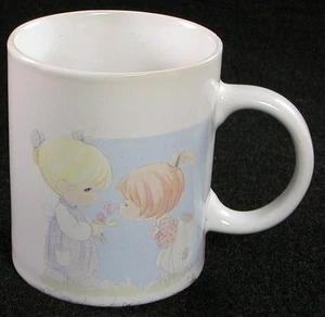 Taza de café de colección Precious Moments flores de amistad - Imagen 1 de 5