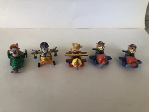 Vintage DISNEY TAIL SPIN McDonalds Spielzeug Metall Flugzeuge Bären 1989-90 - 5 Stück - Bild 1 von 12