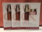3x Clarins Double Serum & Multi-Active Day Sample *New*