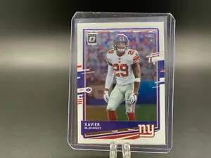 2020 DONRUSS OPTIC #121 XAVIER MCKINNEY ROOKIE CARD RC NEW YORK GIANTS ALABAMA - Picture 1 of 2