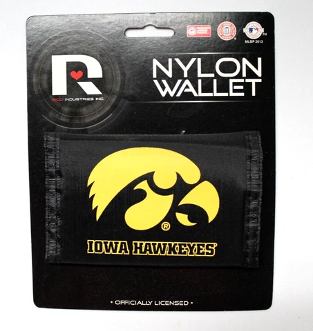 NCAA Rico Industries Nylon Trifold Wallet University of Iowa Cover