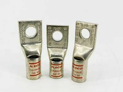 New Lot of 3 Ilsco CSWS-3/0-38 Copper Compression Lug 3/0 AWG - Image 1 of 4
