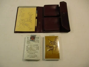 Lot 2 Vintage 1955 Sealed Dog Playing Card Decks Tax Stamp Travel Set - Picture 1 of 8