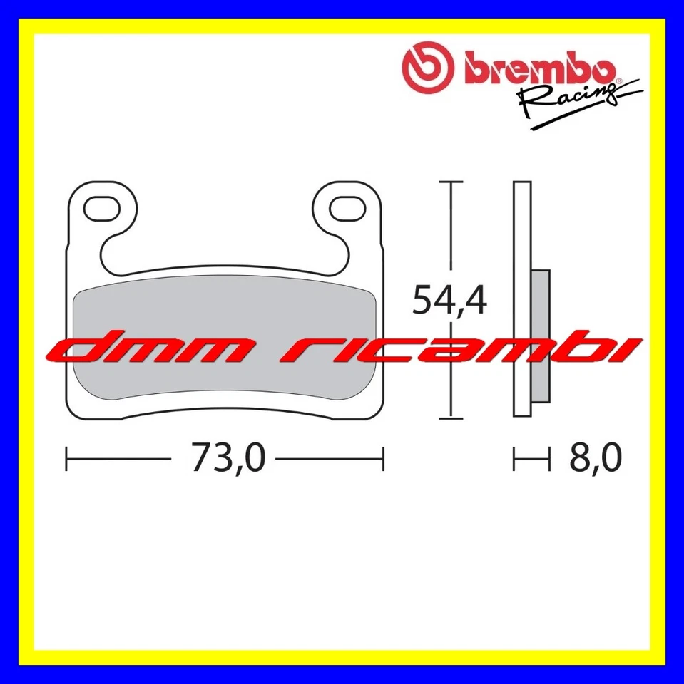 Pastiglie freno anteriore Brembo RC Racing per BMW R 1250 RT Sport 2019 2020