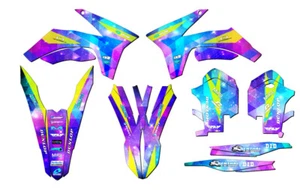 2012-2013 EXC-F SPACE KADET Galaxy Senge Graphics Kit Compatible with KTM - Foto 1 di 10