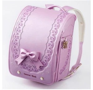 Randoseru Japanese School Bag Kid's Backpack Tiered Ribbon Angers Purple Japan - Picture 1 of 3