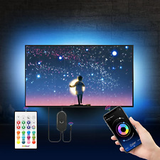 Nexillumi TV Hintergrundbeleuchtung 4M USB LED Streifen Licht Kit für 60""-75"" TV, 5050 RGB LED