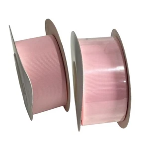 Stampin Up! Pink Pirouette Grosgrain Ribbon 1-1/4" Wide 15 Yds Spool - Picture 1 of 5