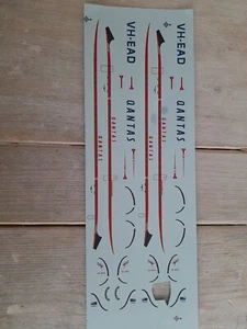 1:200 Aircraft Plane decals Qantas Super Constellation Misc Waterslide - Picture 1 of 8