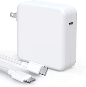 96W USB-C to USB-C AC Adapter Power Charger for MacBook Pro MacBook Air Ipad Pro - Picture 1 of 5