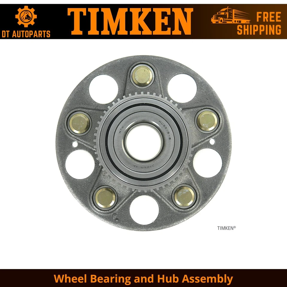 Conjunto de cojinete de rueda y buje trasero Timken 2003 2004 para Acura RSX 2002-2006 tracción delantera Foto 1 de 4