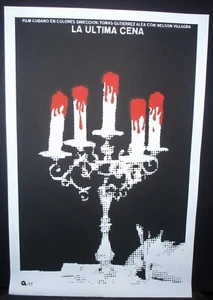 THE LAST SUPPER Cuba Silkscreen Poster for CUBAN Movie about Slavery & Religion - Picture 1 of 4