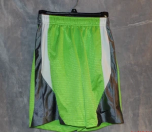 Boys Nike Athletic Shorts Size Size Small 8-10 Basketball Green / Gray - TR05 - Picture 1 of 3