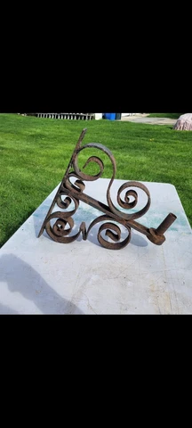 Vintage Gothic Light Sconce Huge Candle Wrought Iron Arts Craft  Mission Midevil Cover