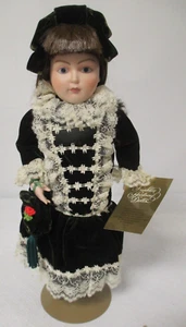 Franklin Heirloom Ladies Home Journal 1984 Centennial 16" Emily Porcelain Doll - Picture 1 of 8