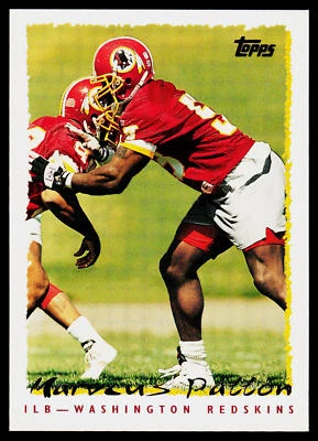 Marvcus Patton, 1995 Topps, #244, Washington Redskins, - Image 1 of 2