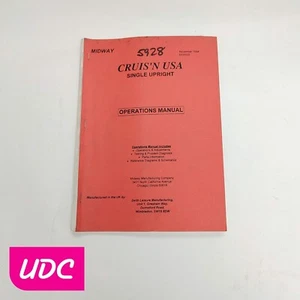 Midway Cruis'n USA Single Upright Operations Manual - Bild 1 von 1
